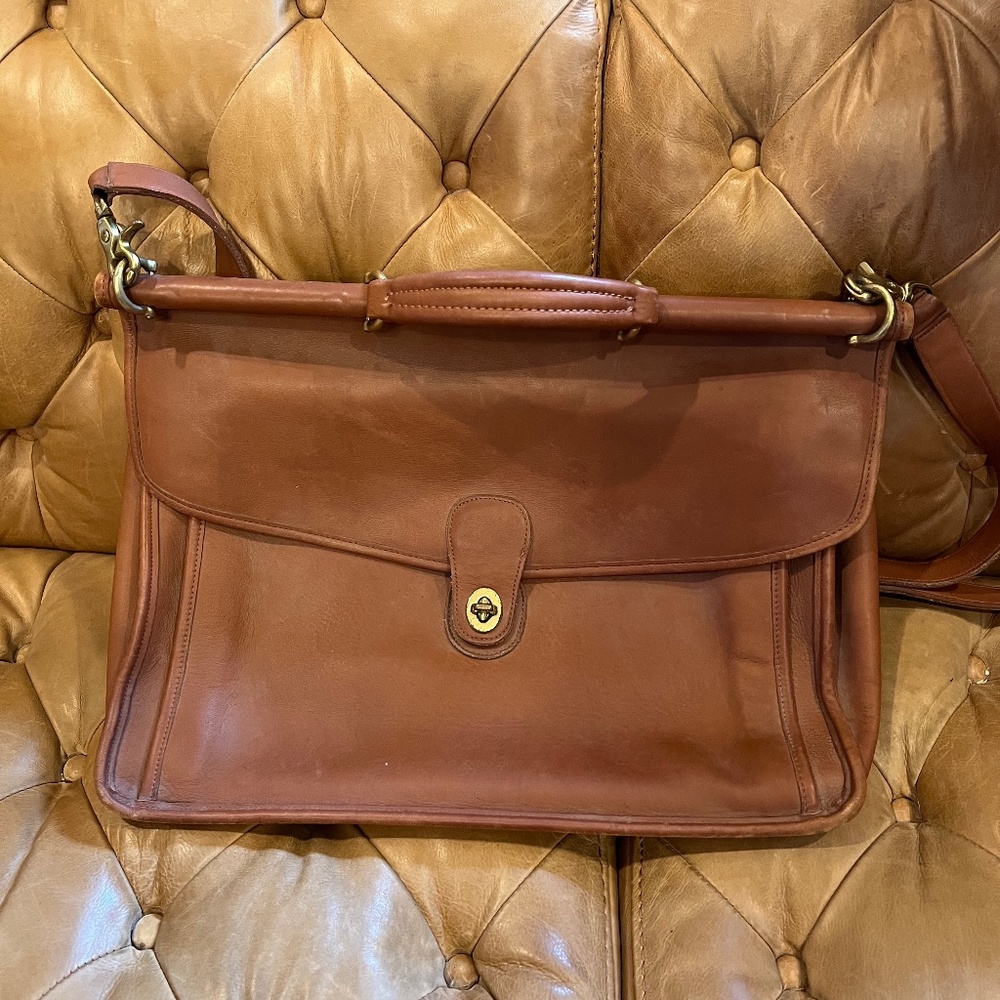 Vintage Coach Beekman Briefcase - Messenger Bag 5266 Crossbody - Rare